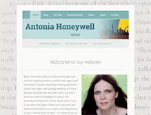 Tablet Screenshot of antoniahoneywell.com